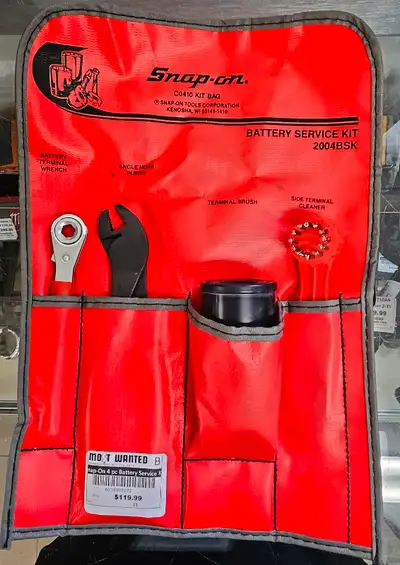 Snap-On 4 pc Battery Service Kit Only $119.99 Plus Tax!! Most Wanted Jewellery & Pawn Summerside is...