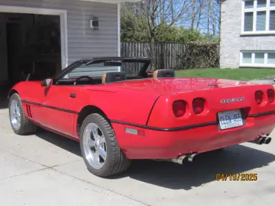 1989 convertible, black canvas top, BF Goodrich tires, Torque Thrust rims, fresh tune up, paint is s...