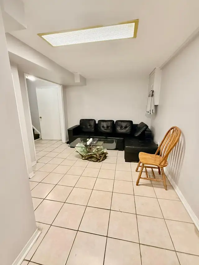 One bedroom basement for rent
