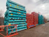 Used 8’ beams for RediRack pallet racking. Best prices