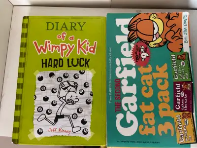 Diary of a Wimpy Kid and Garfield Book Bundle, View more
