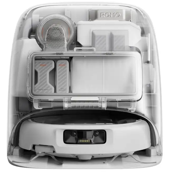 DJI ROMO P Robot Vacuum Cleaner and Mop Transparent in Vacuums in City of Toronto - Image 2