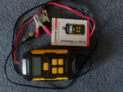 Konnwei Car Battery Charger in like new condition. It will Charge, Test and Repair all batteries fro...