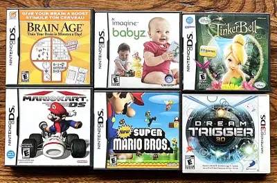 DS+3DS GAMES~MARIO BROS, MARIO KART, DISNEY TINKERBELL, DREAM TR, View more