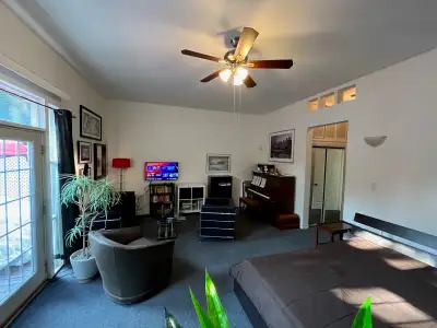 10 Month Lease. Peaceful, quiet, NON SMOKING, furnished two-bedroom apartment (with three beds) on f...