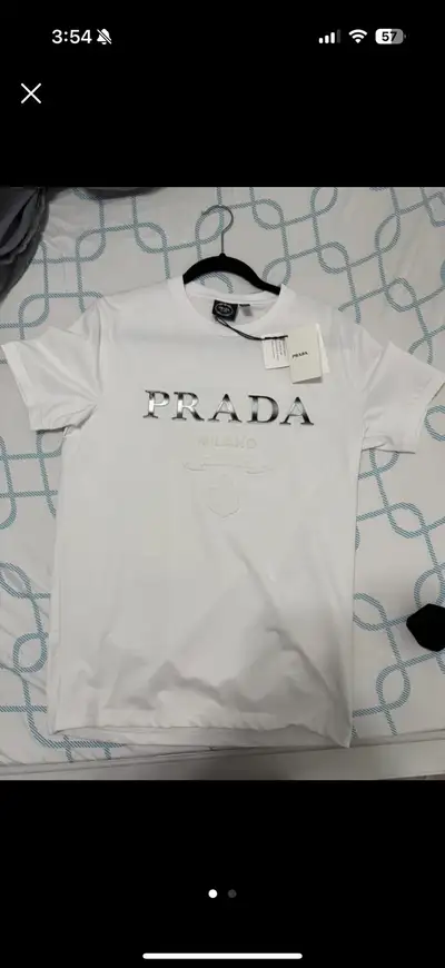 White Prada Shirt, View more