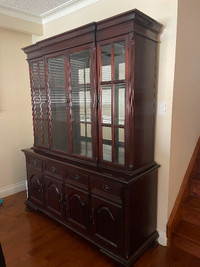 Gibbard two piece buffet/hutch cabinet