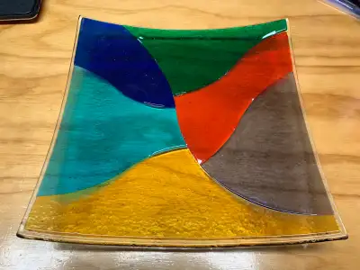 stained glass dish, View more