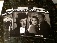 3 Hollywood Classics Casablanca, Citizen Cane, Maltese Falcon 