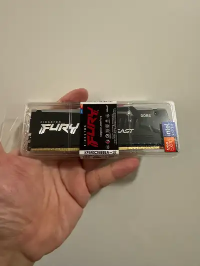 Kingston Technology Kingston Fury Beast 32GB 6000MT/s DDR5 CL36 , View more