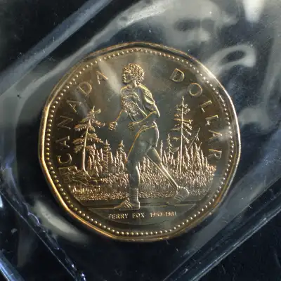 2005 ICCS GRADED MS-65 CANADIAN DOLLAR TERRY FOX, View more