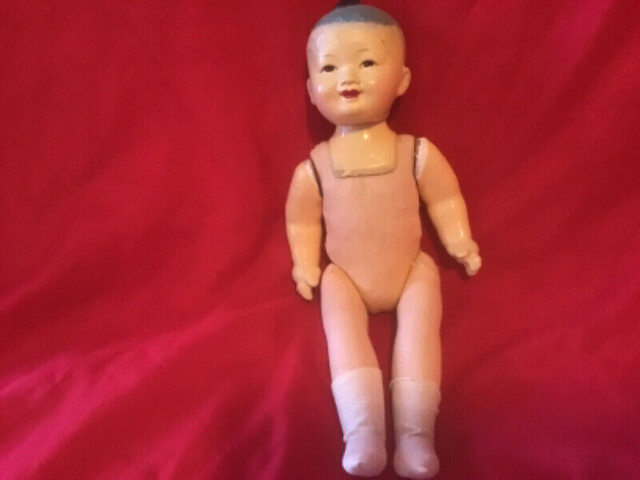 Vintage compo and stuffed body doll in Arts & Collectibles in Red Deer - Image 3