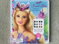 BRAND NEW - 75% OFF - BARBIE OF SWAN LAKE-with stick-on earrings