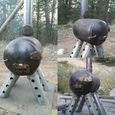 I build wood stoves meant for Rv & camp use. - 800f capable - external air supply - door sill for st...