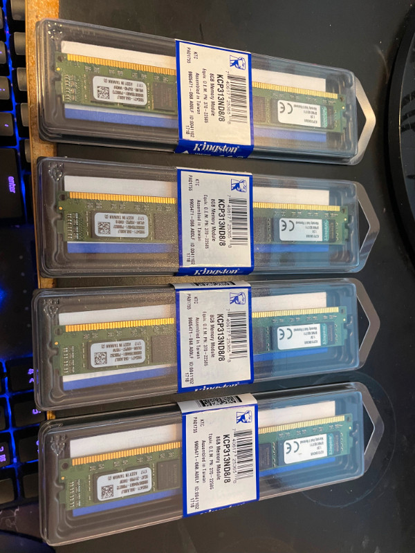 16 gig ram ddr3 1600ghz only 10$ for the kit dans Composants de système  à Longueuil/Rive Sud