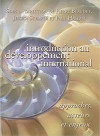 Introduction au développement international, Approches.. Beaudet