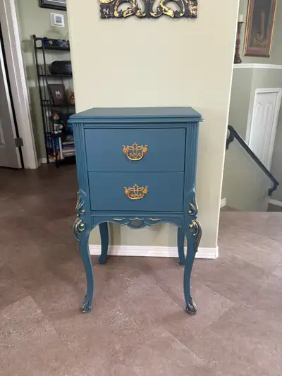 Refinished Antique Night/Entry Table, View more