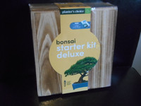 Planter's Choice 18-Pce DIY Bonsai Growing Starter Kit; Box; New