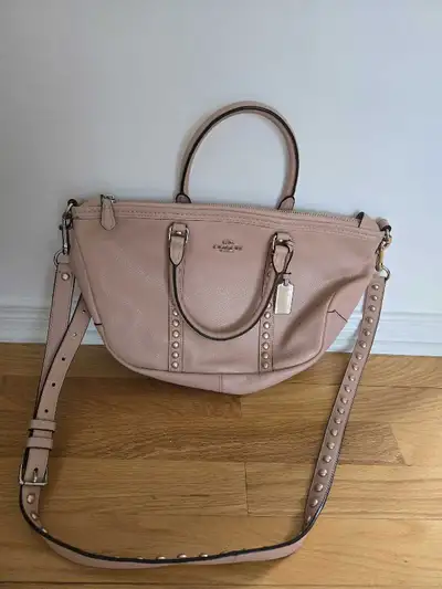Coach leather bag with studs - vintage, View more