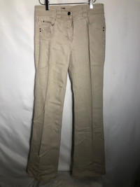 Womens Tan Denim Pants. 30/32. Size 6. Taifun.