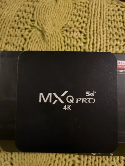 Android Box brand new and programmed and 1 year subscription of smarters pro iptv