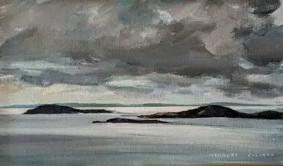 Douglas Elliott, OIP "Afternoon Mood, Nova Scotia", Signed Paint, View more