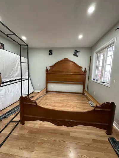 king bed frame- strong wood , View more