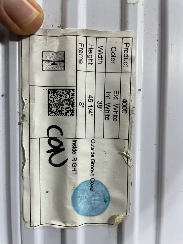 Window (new) 46.25inch by 38inch (8inch frame) in Windows, Doors & Trim in Gatineau - Image 3