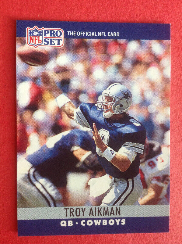 Fleer proset Troy Aikman Jerry Rice Football Cards dans Art et objets de collection  à Longueuil/Rive Sud - Image 2