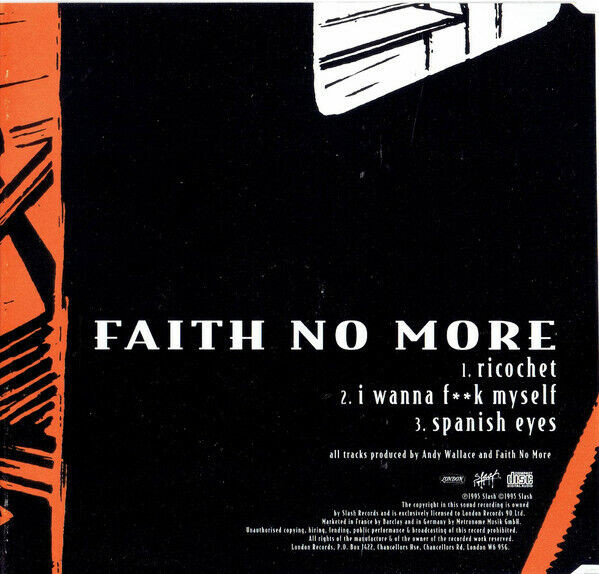 Faith No More - Ricochet CD single in CDs, DVDs & Blu-ray in Hamilton