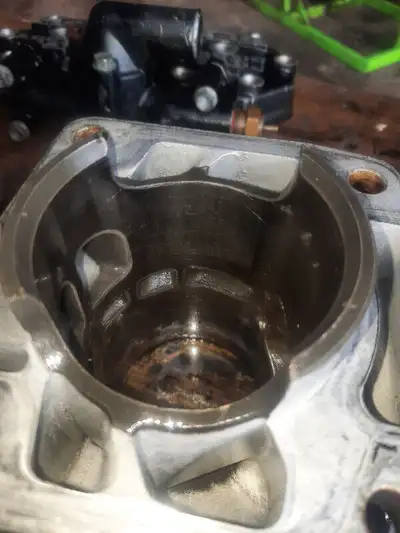 Two 339 cc fan cylinders, heads, pistons and "Y" Pipe. $200 for the whole set. Also have cylinders f...