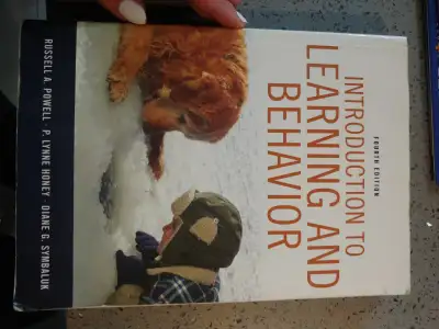 Introduction to learning and behaviour 4th edition, View more