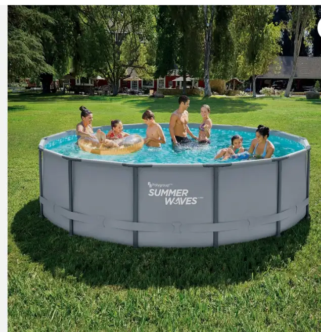 Large 12' diameter above ground Outdoor Pool63838168755459120