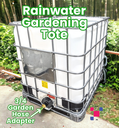 1000L Rainwater Gardening Tote with Garden Hose Adapter, View more