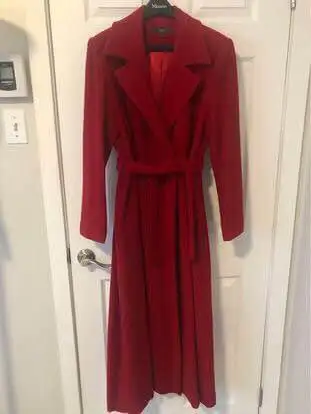 Red Wool coat, View more