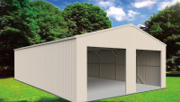 Industrial 25FT×41FT Double Door Metal Warehouse Shed