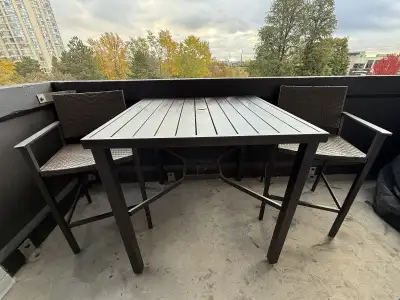 Outdoor table and chairs, View more