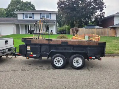 Dump Trailer 5 ton with racks and tools, View more