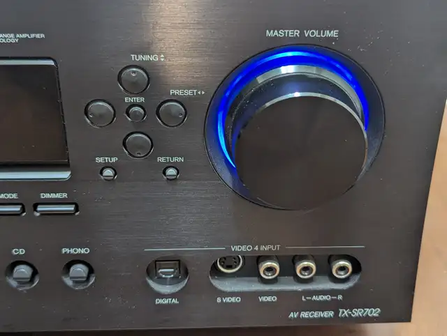 Stereo Receiver Onkyo TX-SR702 7.1 100 Watts / Channel Has Phono in Stereo Systems & Home Theatre in Red Deer - Image 7