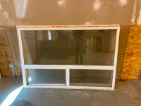 Dual pane sliding window