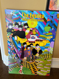 Beatles Yellow Submarine Retro Style Poster [Read Description]