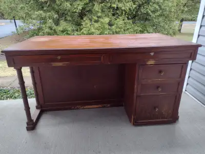 Solid wood desk, View more