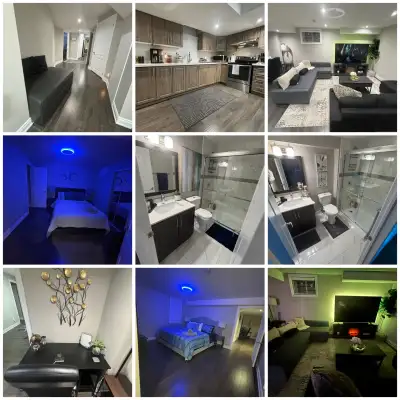 ✅ FURNISHED 1 BEDROOM/1 BATHROOM / LEGAL CITY REGISTERED BASEMENT APARTMENT with Private 3 Piece Bat...