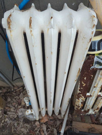 Vintage cast iron radiator 