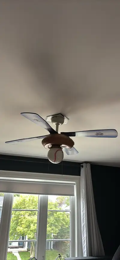 Baseball ceiling fan, View more