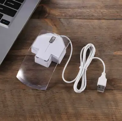 LED Mouse, Transparent Shell.   , View more