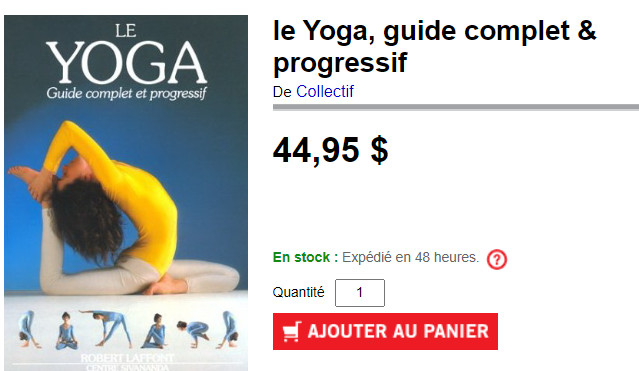 Livre le Yoga, guide complet et progressif dans Autre  à Longueuil/Rive Sud - Image 2