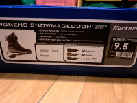 Solde winter boots/bottes hiver neuves femme Korkers crampons