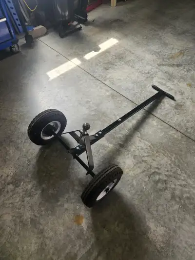 Trailer dolly with custom tires to handle heavier loads