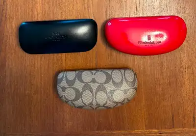 Elizabeth Arden and Coach Eye Glass Cases, View more